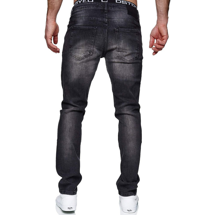 Чоловічі джинси MERISH Slim Fit з еластичного деніму, модель 1507, антрацит (42W / 34L)
