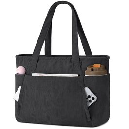 Жіноча сумка-шопер Oscaurt з вельвету, велика сумка Tote Bag з відділенням для ноутбука 15.6