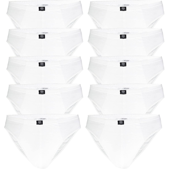 Чоловічі труси Ceceba Sips (10 шт.) чорні та білі (XXL)
