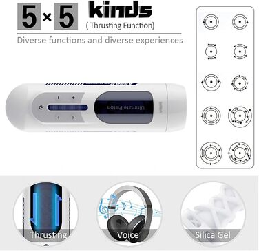 Масажер для чоловіків з телескопічним режимом, автоматичний стимулятор пеніса, секс-іграшка