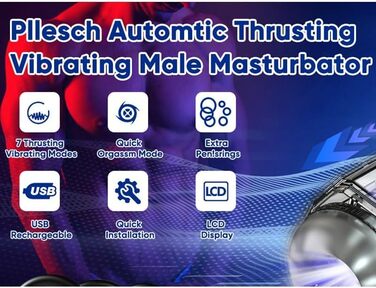 Портативний автоматичний тренажер для чоловіків: кілька частот, просте керування