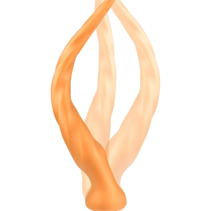 Анальний плаг Roluck для чоловіків, 54 см, з м'якого силікону, з присоском для масажу простати та анального оргазму