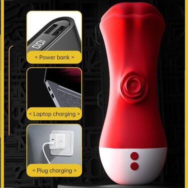 Вібратор для чоловіків, 6 режимів, реалістична вагіна, іграшка для дорослих