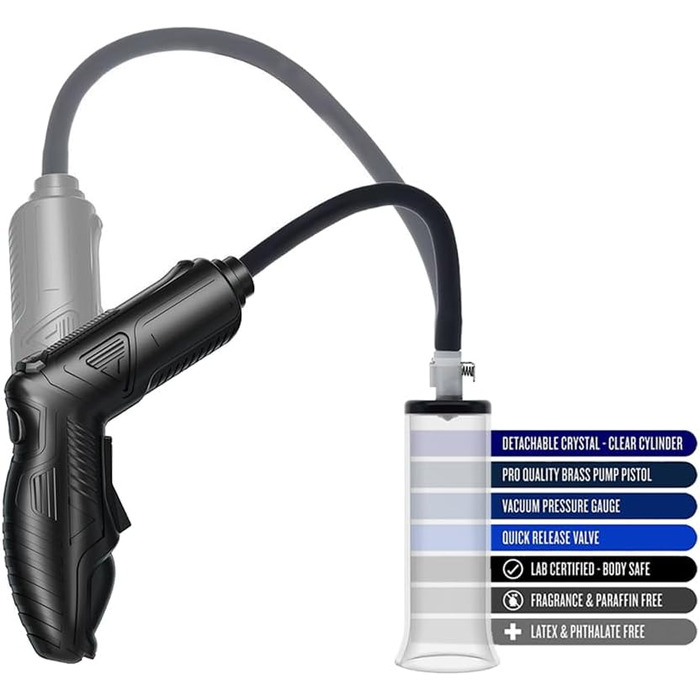 Електрична чоловіча помпа для розтягування крайньої плоті з силіконовим рожком - Lmgoc Neu