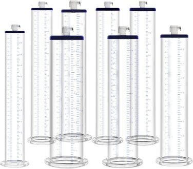Аксесуари для пеніс-помпи LZYLWC з лазерним гравіюванням розмірів - комплект для апгрейду та заміни, циліндр пеніс-помпи з акрилу для збільшення та ерекції пеніса (A/9 * 1.75inch)