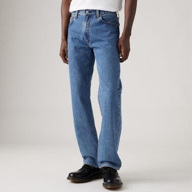 Чоловічі джинси Levi's 555 Relaxed Straight Blue Essentials, сині (34W / 34L)
