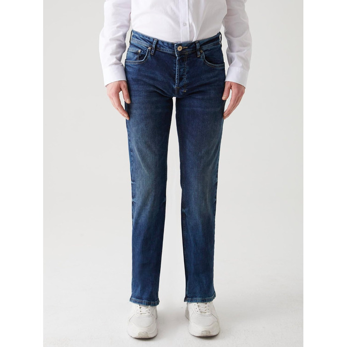 Чоловічі джинси LTB Tinman Bootcut синього кольору Blue Lapis Wash, бавовна з еластаном (W44 / L30)