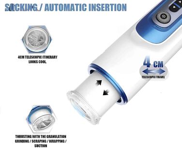 Масажер для чоловіків з нагріванням та 7 режимами вібрації, 3D силіконова вагіна, автоматичний масажер для чоловіків