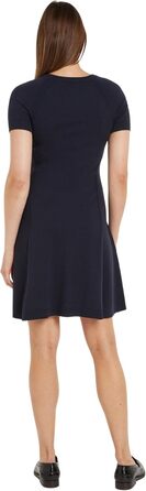 Сукня жіноча Tommy Hilfiger міді рукав короткий блакитна (Desert Sky) XS