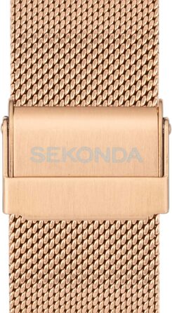 Смарт-годинник Sekonda Motion Plus 36 мм з рожевим силіконовим ремінцем та корпусом з рожевого золота, 30224