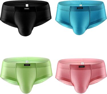 Сексуальні чоловічі труси iKingky з ефектом підтяжки живота (4 шт. в упаковці)