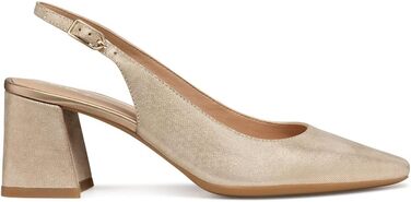 Жіночі туфлі-човники Geox D Giselda CPump, світло-золотисті, розмір 37 EU
