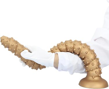 Анальний дилда Extra Langer Monster Spiral Dildo з текстурою для чоловіків та жінок, стимуляція G-точки, глибока анальна стимуляція, LZYLWC (L/Золото)