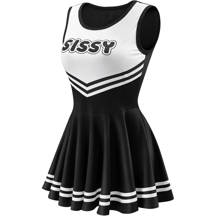 Чорний боді-міні з безрукавною конструкцією LittleForBig, XXL, для дорослих