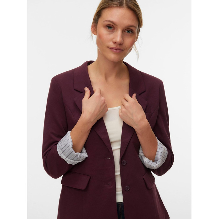 Жіночий піджак Vero Moda VMHARUKI бордового кольору (Winetasting), розмір 38