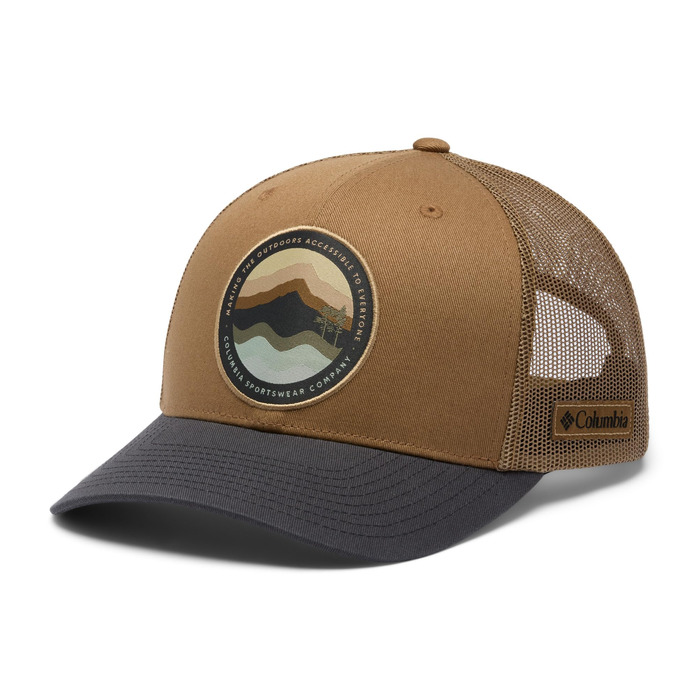 Кепка-снэпбек Columbia Mesh Snap Back унісекс, сітчаста з регульованим розміром, Delta/Shark/Circular Landscape