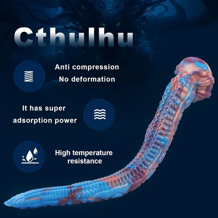Анальний статевий іграшка-монстр з крапчастим дизайном, силікон, XXL - для чоловіків та жінок