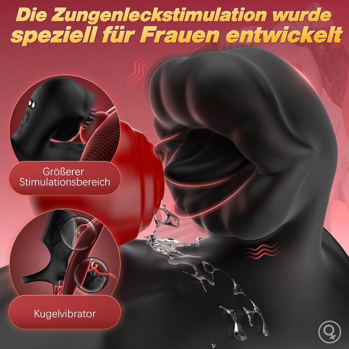 Пеніс-кільце Tagnaff з подвійною затримкою для пар: покращена стимуляція G-точки, 9 режимів, чорний