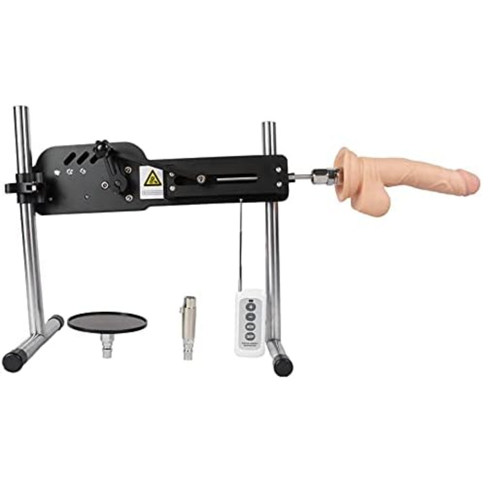 Металева секс-машина Fredorch Big Dildo – для чоловіків, жінок та пар, тиха робота, VAC-U-Lock