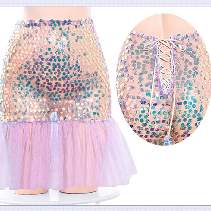 Костюм русалки для косплею JasmyGirls: сексуальний наряд для Хелловіну, аніме, вечірки, фестивалю. Kawaii костюм принцеси, maid outfit з блискітками