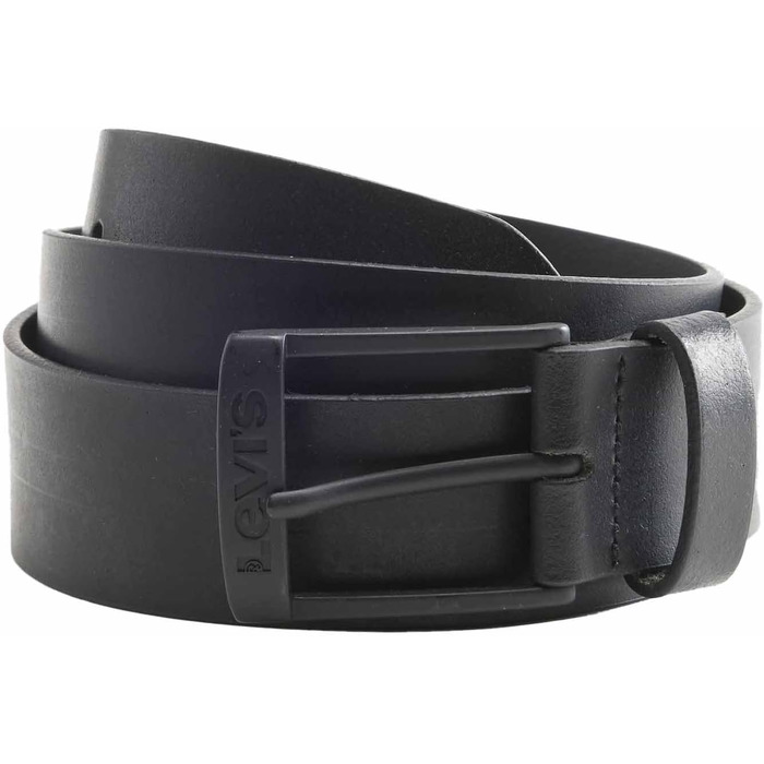 Чоловічий шкіряний ремінь Levi's New Duncan, колір Caviar, розмір 105