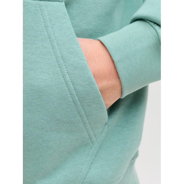 Чоловічий худі Jack & Jones з принтом, органічна бавовна, Mineral Blue, розмір XL