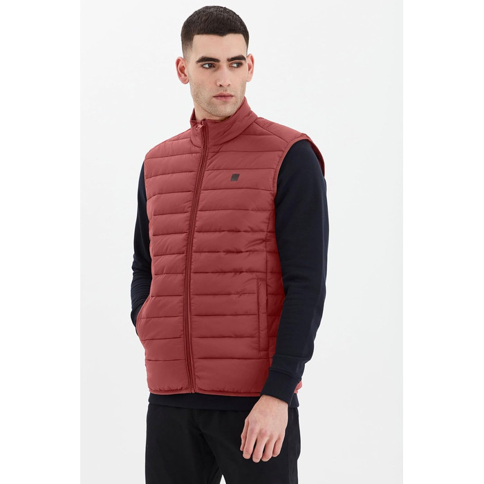 Чоловічий стібаний жилет Solid SDSörenson Outdoor цегляного кольору (Brick Red), модель 191543