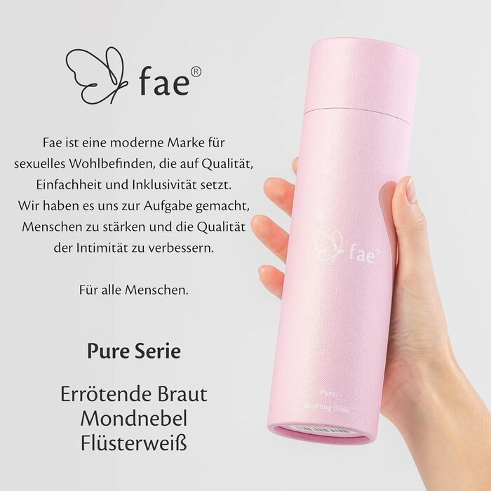 Вібратор жіночий Fae Pure (Blushing Bride) - компактний, тихий, акумуляторний з 160 режимами вібрації - секс-іграшка для жінок