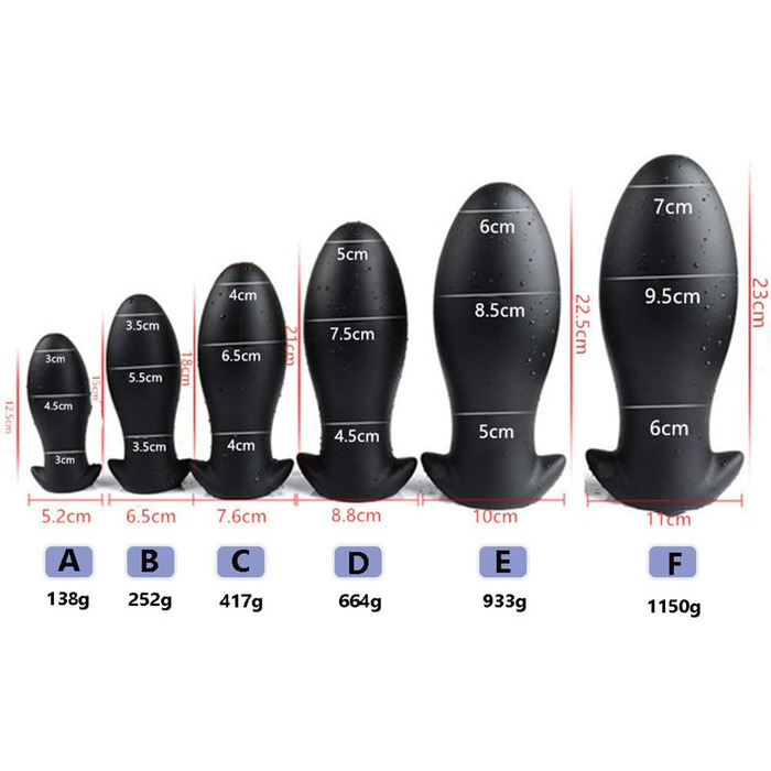 Силіконовий анальний плаг Jinqian для пар (золотий)