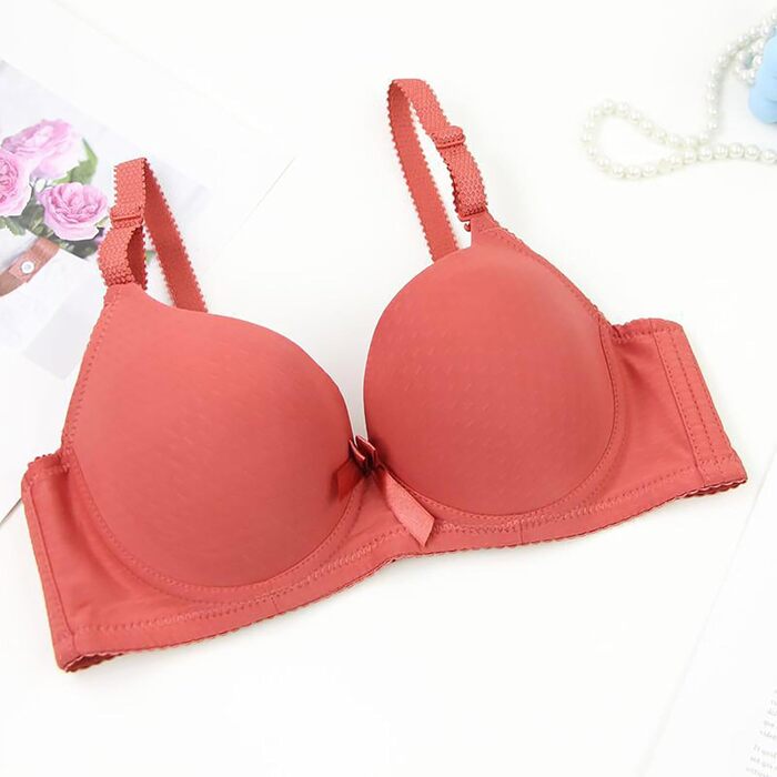 3 шт. бюстгальтери для жінок XCXC з кісточками, великі розміри, Push-Up, легкі, ідеальна посадка, класичний дизайн, регульовані бретелі, анти-провисання, комплект на кожен день та для відпочинку (Бежевий+Червоний+Чорний), розмір 80B
