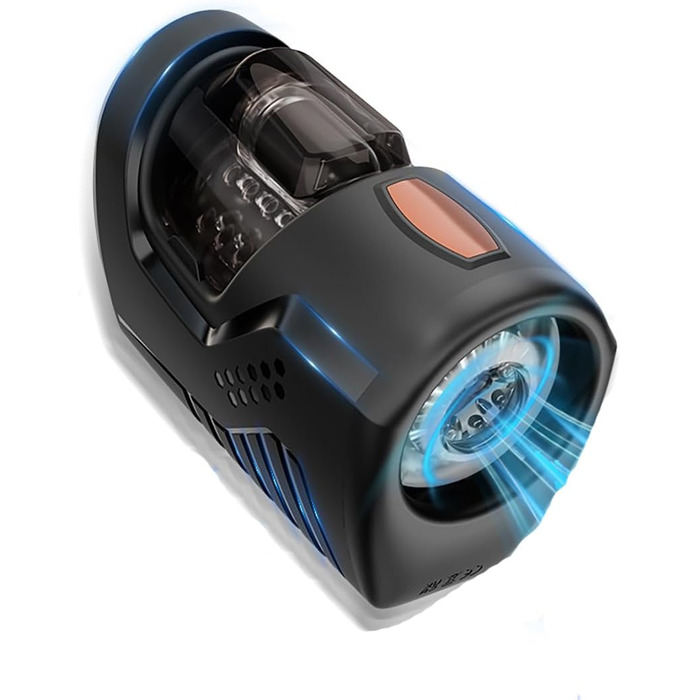 Електричний мастурбатор JFRong з телескопічною конструкцією, 10 режимів вібрації та 3D-вагінальними кишеньками для чоловіків