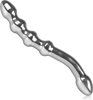 Анальний стимулятор SXOVO з нержавіючої сталі: двійний дildo, масажер простати, для чоловіків та жінок