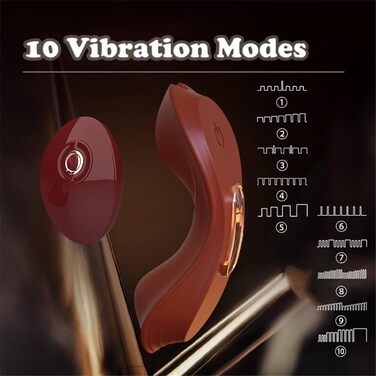 Вібратор Butterfly для жінок та пар, 10 режимів, тихий та потужний, з пультом керування через додаток, рожевий