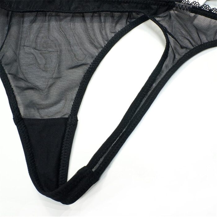 Сексуальний жіночий комплект білизни з мереживом DKLOVIFU Christas Pyjaa Daen-BH, прозорий мереживний мереживний бюстгальтер та стринги, прозорий мереживний набір білизни для жінок