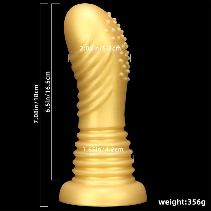 Анальний плагін Hrekssi XXL: вигнутий, для стимуляції G-точки та анального розширення. Іграшки для дорослих, сталеві