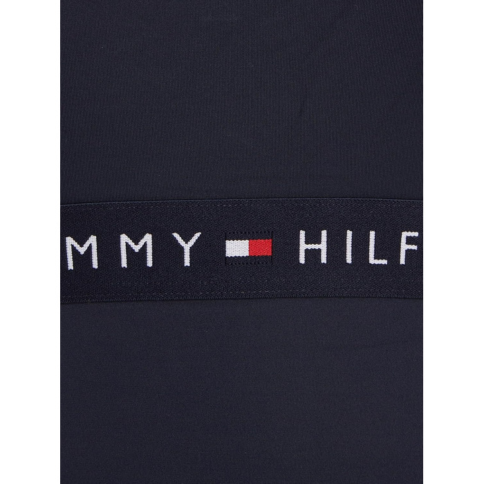 Купальник жіночий Tommy Hilfiger суцільний з вирізами XL блакитний (Desert Sky)