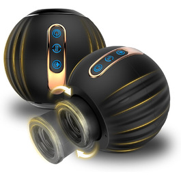 Електричний мастурбатор PQKuss з 8 вібраціями для чоловіків – автоматичний пеніс-вібратор, компактний, водонепроникний