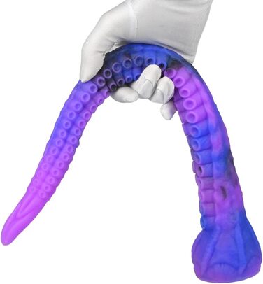 Анальний дилда SXOVO з силікону, щупальце, з присоском, довгий, для стимуляції G-точки та простати, для жінок, чоловіків та пар