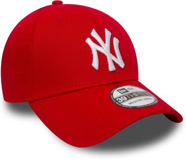 Кепка New Era New York Yankees 9FORTY Adjustable League Essential — бежева, розмір S/M, червоно-білий логотип