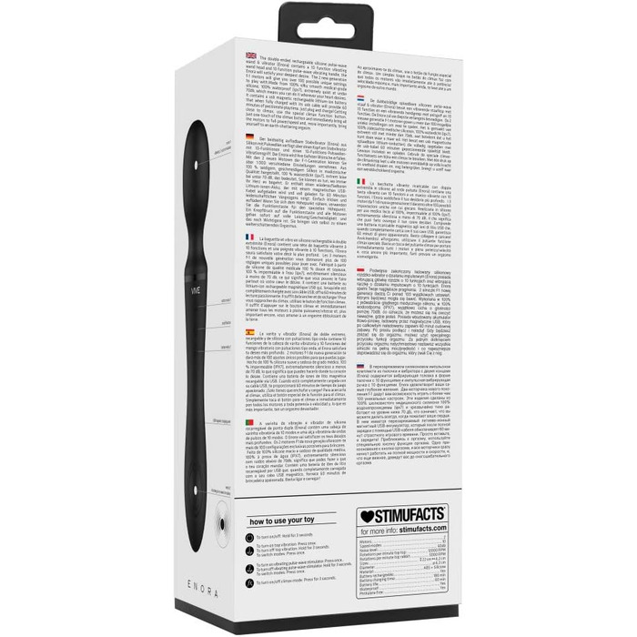 SHOTS VIVE Silicone Vibe Kontrolle - вібратор силіконовий, 1 шт (Чорний)