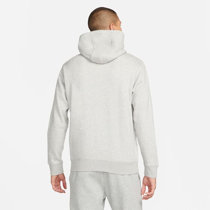 Чоловіча спортивна толстовка Nike Park 20 з капюшоном та блискавкою, темно-сіра (Dk Grey Heather/Black)