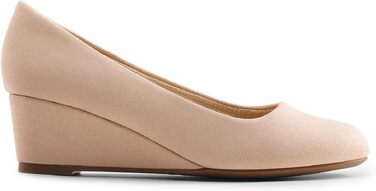 Жіночі туфлі-човники Dream Pairs із закритим носком, бежеві (Nude), розмір 36.5 EU