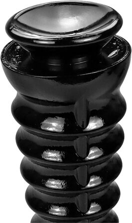 Анальний плагін YXBLV Extra Large 33см з присоскою для масажу G-точки та простати. Іграшка для дорослих, чорний.