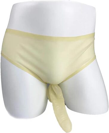 Шорти з латексу ALMYMM для чоловіків, БДСМ аксесуари, фетиш-костюм, прозорі, універсальний розмір (XL)