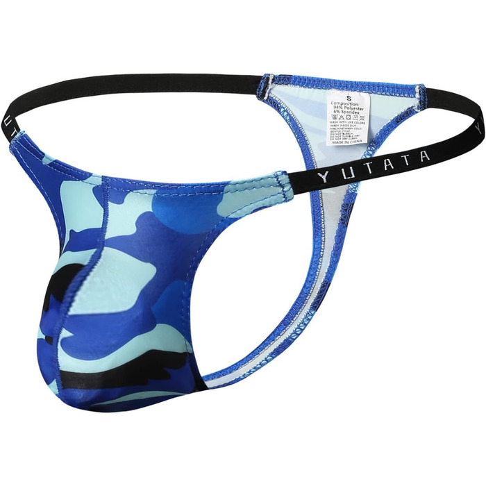 Танга чоловічі Faringoto, камуфляж, низька посадка, XL, 4 шт.