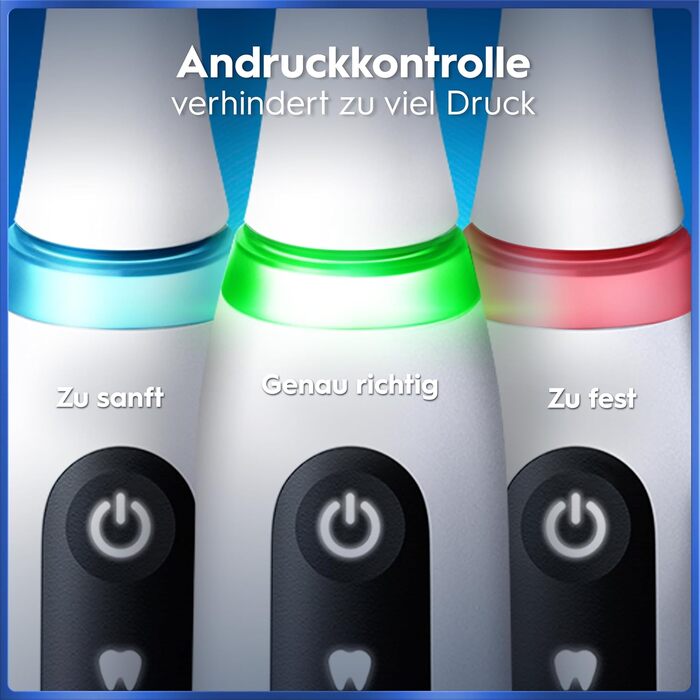 Електрична зубна щітка Oral-B iO Series 5, чорна — 5 режимів чищення, насадка Quite White, дорожній футляр