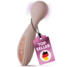 Vibrator Intima Soie для жінок – стимулятор клітора, масажний стержень. 8 інтенсивностей, 20 режимів, водонепроникний, пастельно-рожевий.