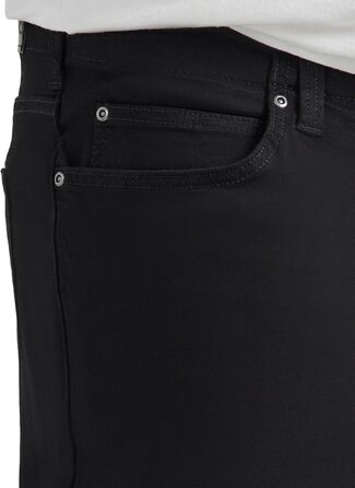 Чоловічі джинси Lee Extreme Motion Relaxed Straight Big and Tall, чорні (44W / 28L)