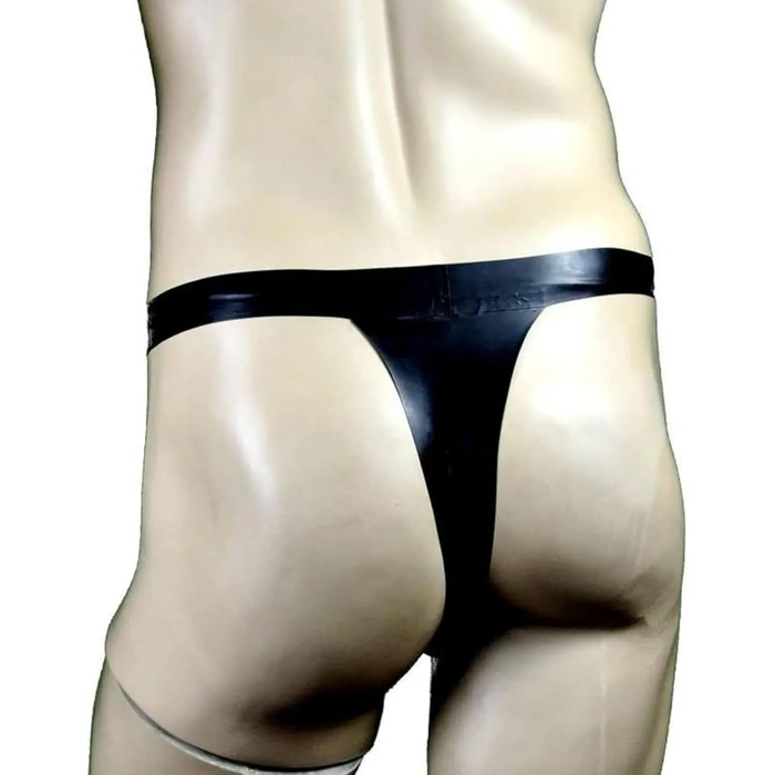 Чоловічі латексні футболки з гуми ODITE, прозорі, коричневі, XL