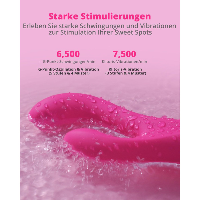 LOVENSE Osci 3 Rabbit - вібратор для жінок з керуванням через додаток, масажер G-точки та кліторального стимулятора, з двома моторами та бездромовим пультом керування